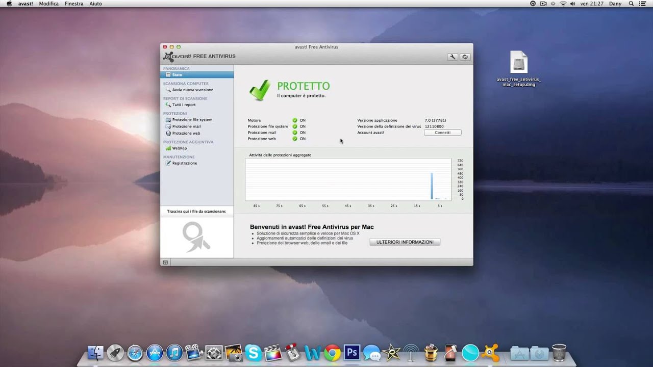 how big is avast free antivirus for mac